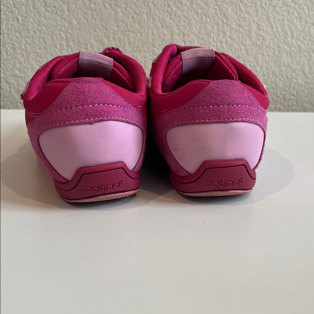 pediped Pink Kids Sneakers with Velcro - Picture 5 of 5